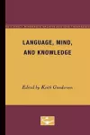 Language, Mind, and Knowledge cover