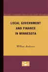 Local Government and Finance in Minnesota cover