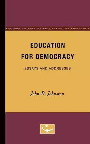 Education for Democracy cover