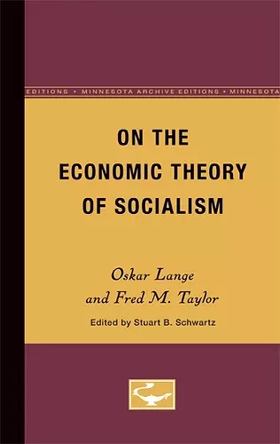 On the Economic Theory of Socialism cover