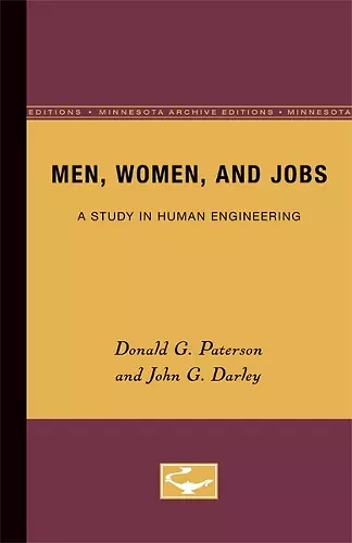 Men, Women, and Jobs cover