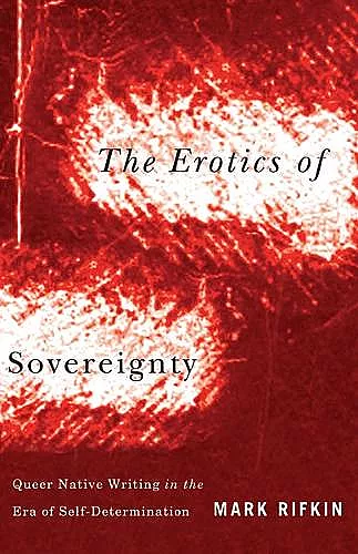 Erotics of Sovereignty cover