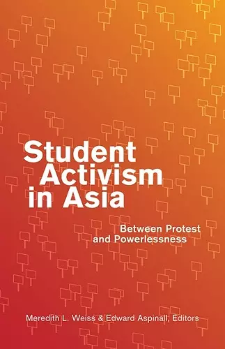 Student Activism in Asia cover