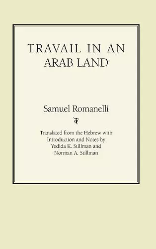 Travail In An Arab Land cover