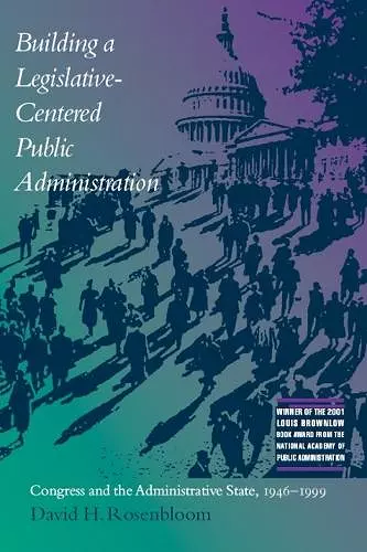 Building a Legislative-centered Public Administration cover