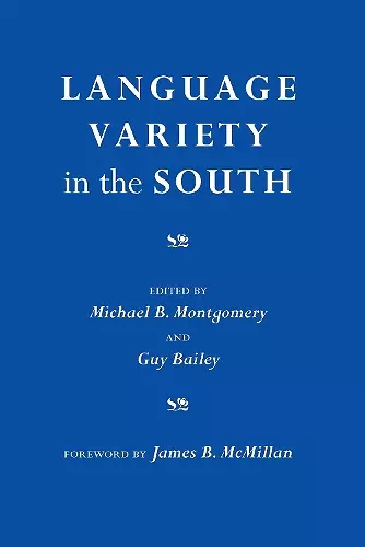 Language Variety in the South cover