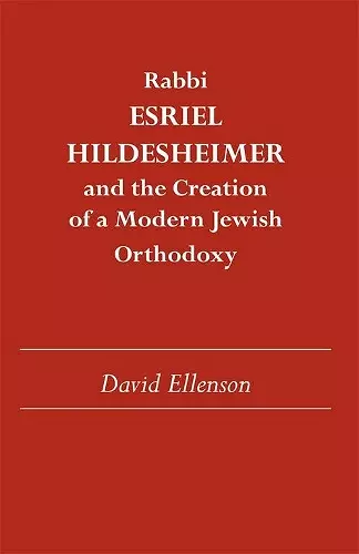 Rabbi Esriel Hildesheimer cover