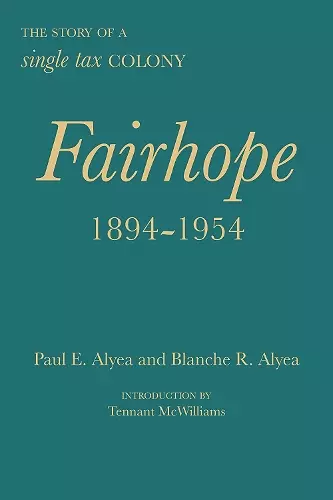 Fairhope, 1894-1954 cover