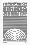 Theatre History Studies 1983, Vol. 3 cover