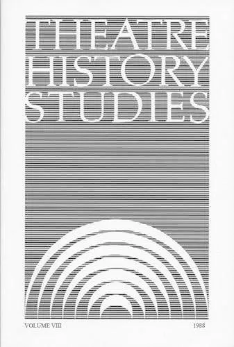 Theatre History Studies 1988 cover