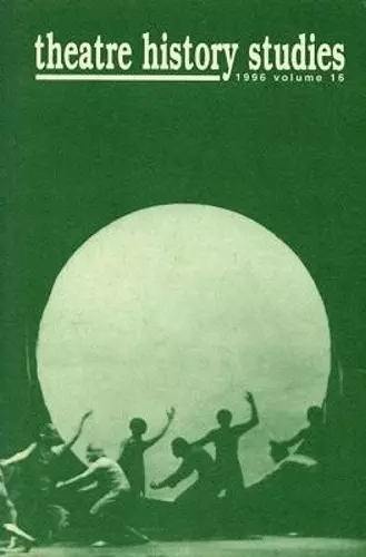 Theatre History Studies 1996 cover