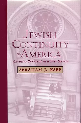 Jewish Continuity in America cover