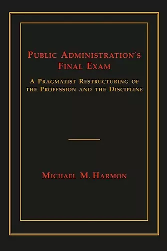 Public Administration's Final Exam cover