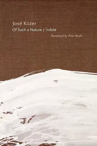 Of Such a Nature/Índole cover