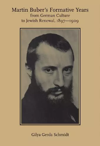 Martin Buber's Formative Years cover