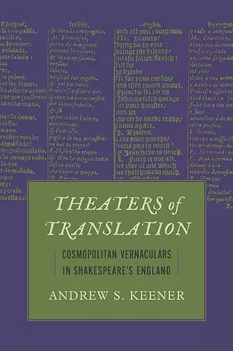 Theaters of Translation cover