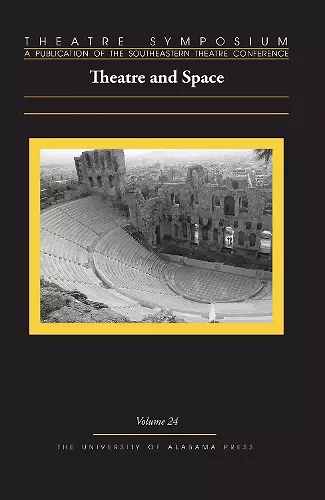 Theatre Symposium, Volume 24 cover