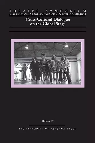 Theatre Symposium, Volume 25 cover