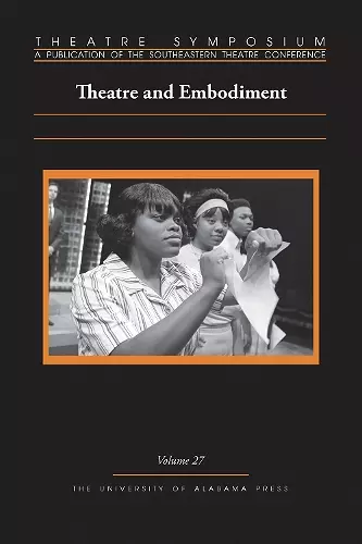 Theatre Symposium, Volume 27 cover