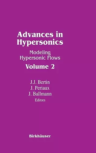 Advances in Hypersonics cover