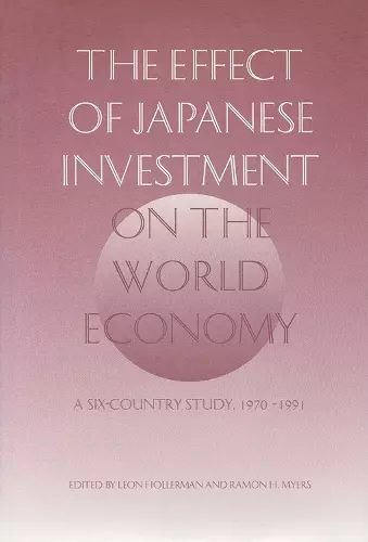 The Effect of Japanese Investment on the World Economy cover