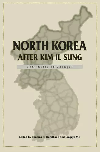 North Korea after Kim Il Sung cover