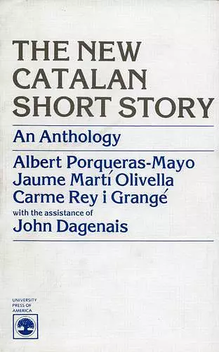 The New Catalan Short Story cover