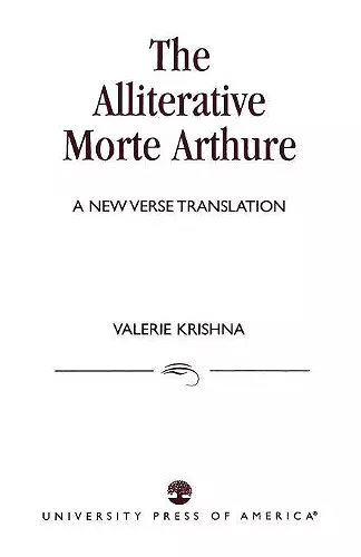 The Alliterative Morte Arthure cover