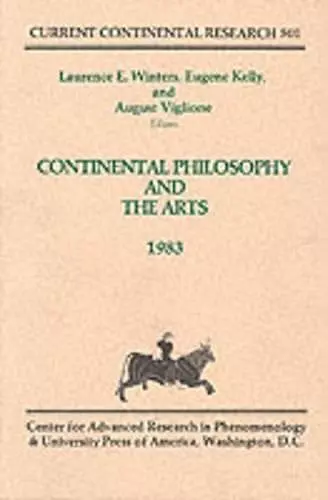 Continental Philosophy and the Arts cover