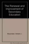 The Renewal and Improvement of Secondary Education cover