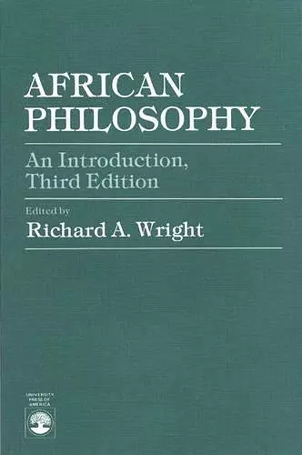 African Philosophy cover