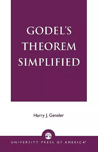 Godel's Theorem Simplified cover