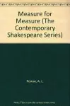 Measure for Measure cover