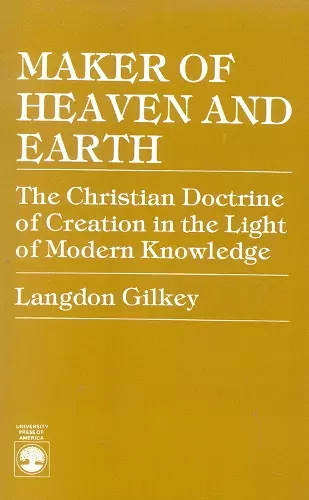 Maker of Heaven and Earth cover