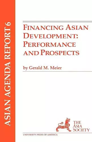 Financing Asian Development cover