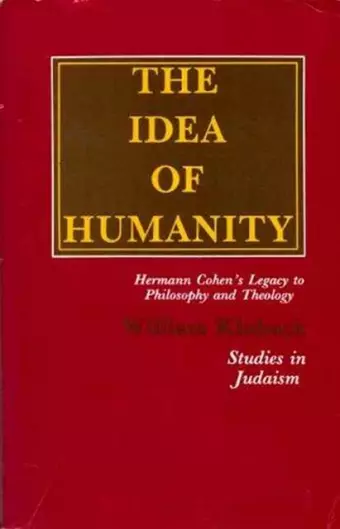 The Idea of Humanity cover