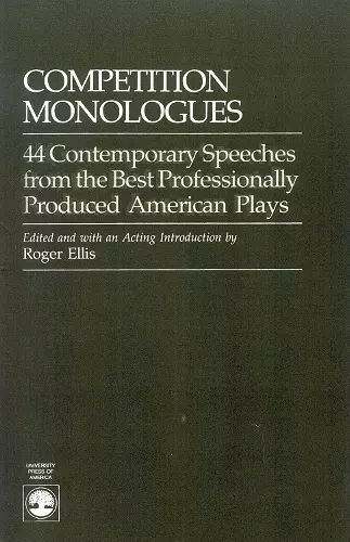 Competition Monologues cover