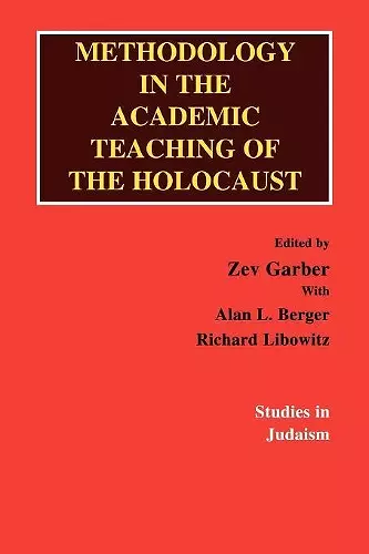 Methodology in the Academic Teaching of the Holocaust cover