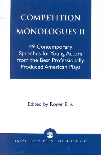 Competition Monologues II cover