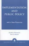 Implementation and Public Policy cover