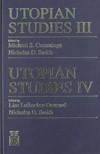 Utopian Studies III & IV cover