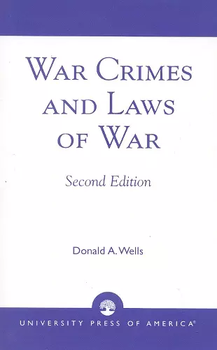 War Crimes and Laws of War cover