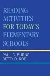 Reading Activities For Today's Elementary Schools cover