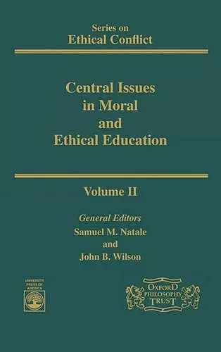 Central Issues in Moral (Ethical Conflict) cover