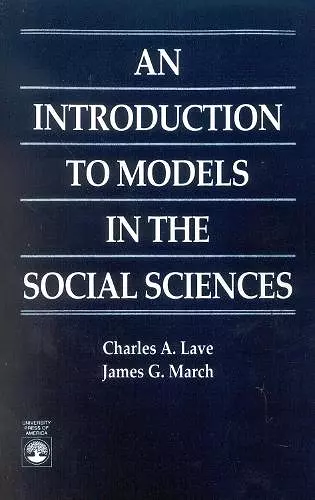 An Introduction to Models in the Social Sciences cover