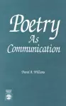 Poetry As Communication cover