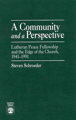 A Community and a Perspective cover