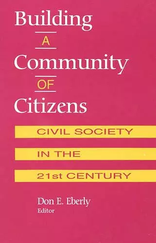 Building a Community of Citizens cover