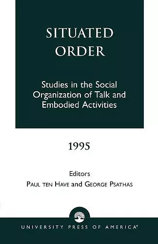 Situated Order cover