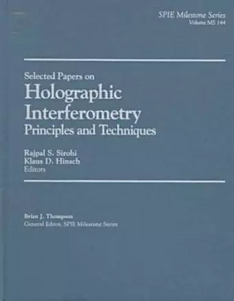 Selected Papers on Holographic Interferometry cover